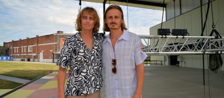 Lime Cordiale picture with two men dressed casually in a picture