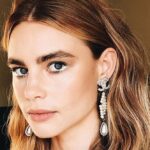Photo of Lucy Fry with her sparkling earrings